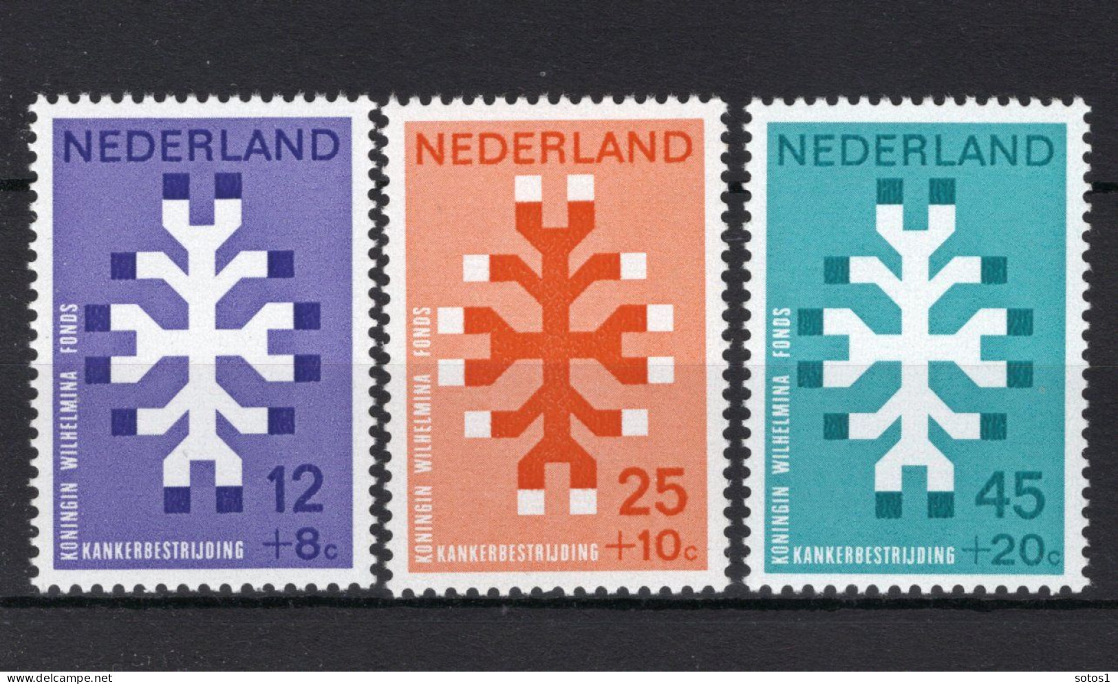 NEDERLAND 927/929 MNH 1969 - Kankerbestrijding -1 - Unused Stamps