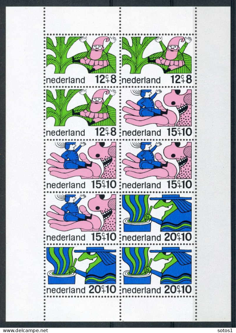 NEDERLAND 917 MNH Blok 1967 - Kinderzegels, Sprookjesfiguren - Blocs