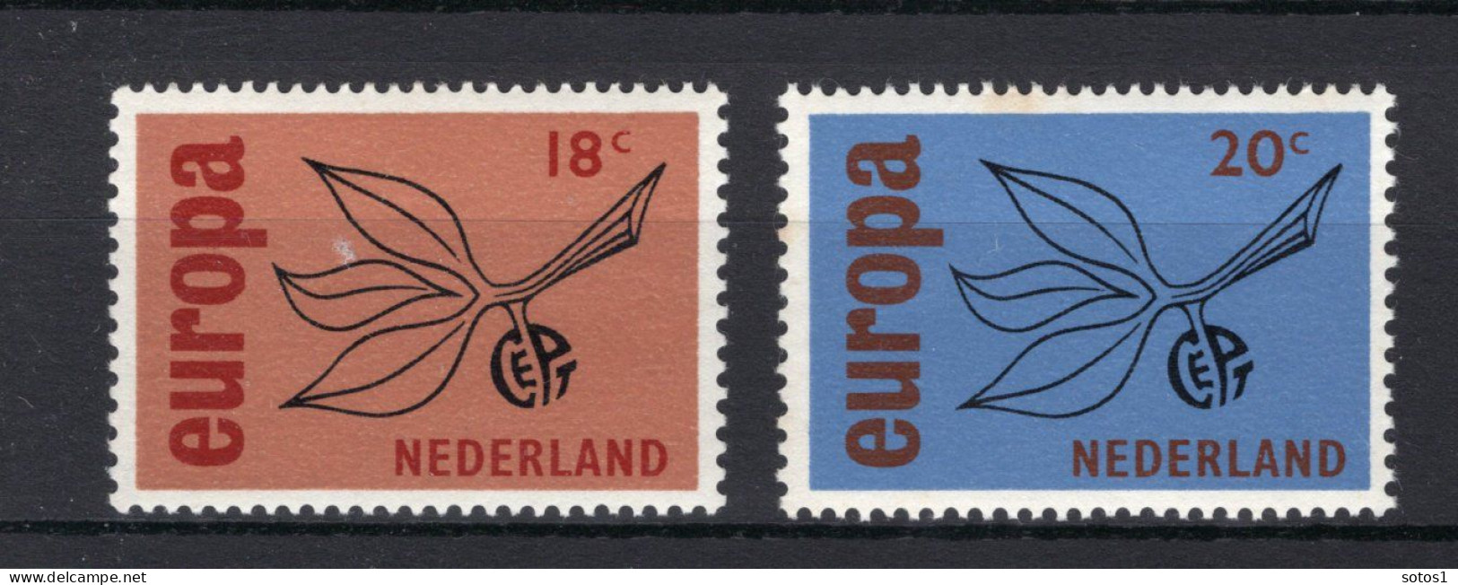 NEDERLAND 847/848 MNH 1965 - Europa CEPT -2 - Unused Stamps
