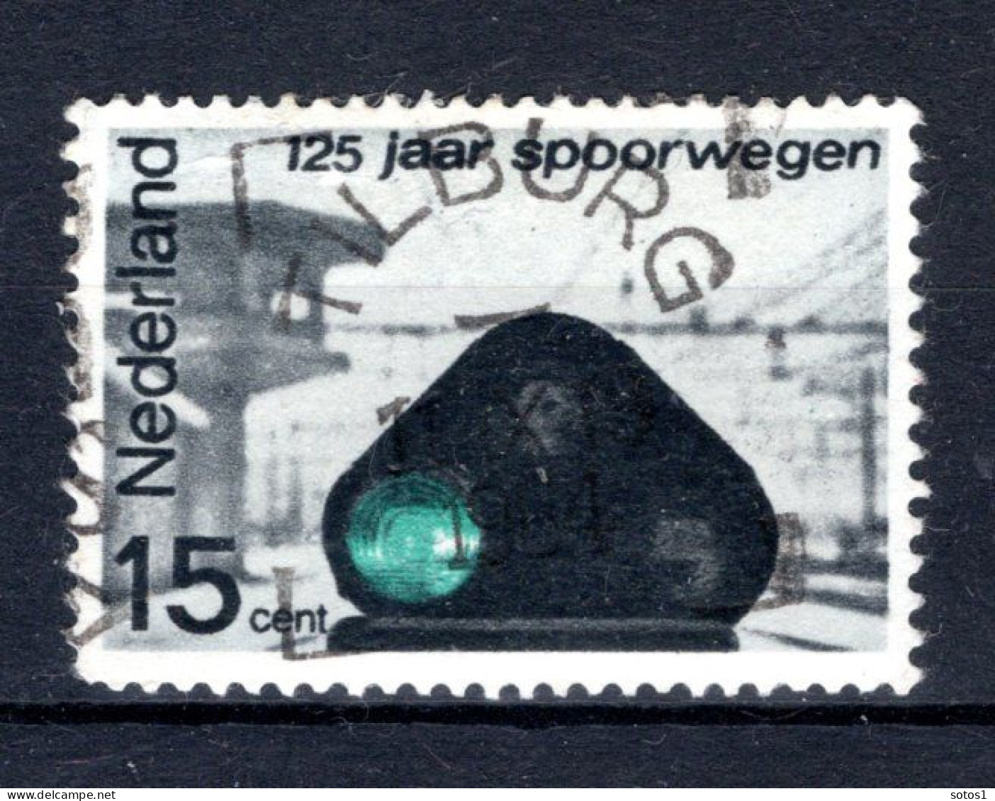 NEDERLAND 818° Gestempeld 1964 - 125 Jaar Spoorwegen - Oblitérés