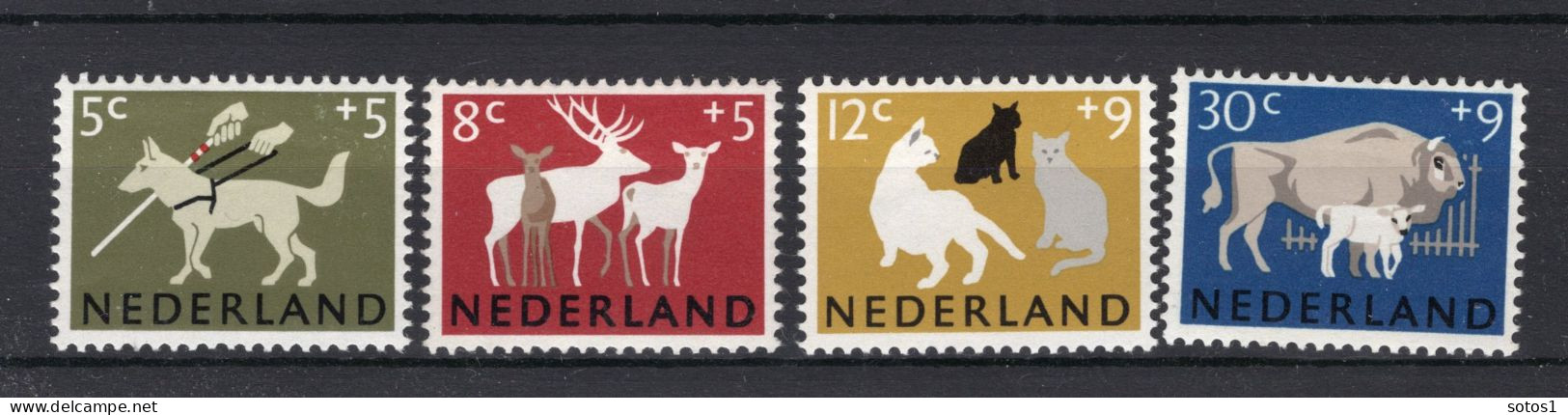 NEDERLAND 812/815 MNH 1964 - Zomerzegels, Dieren -1 - Unused Stamps