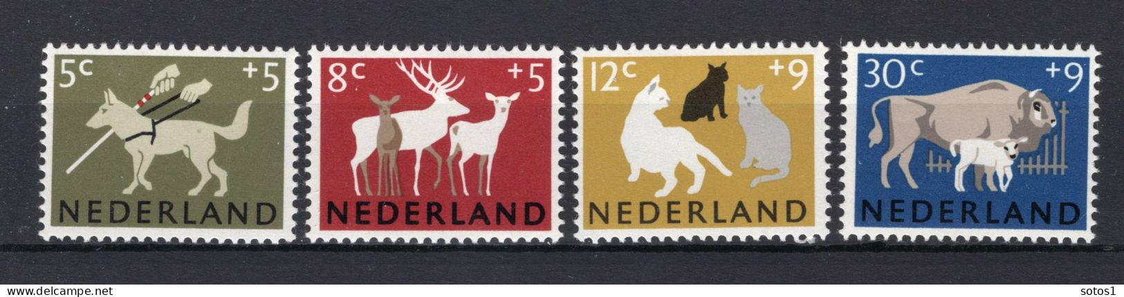 NEDERLAND 812/815 MNH 1964 - Zomerzegels, Dieren - Unused Stamps