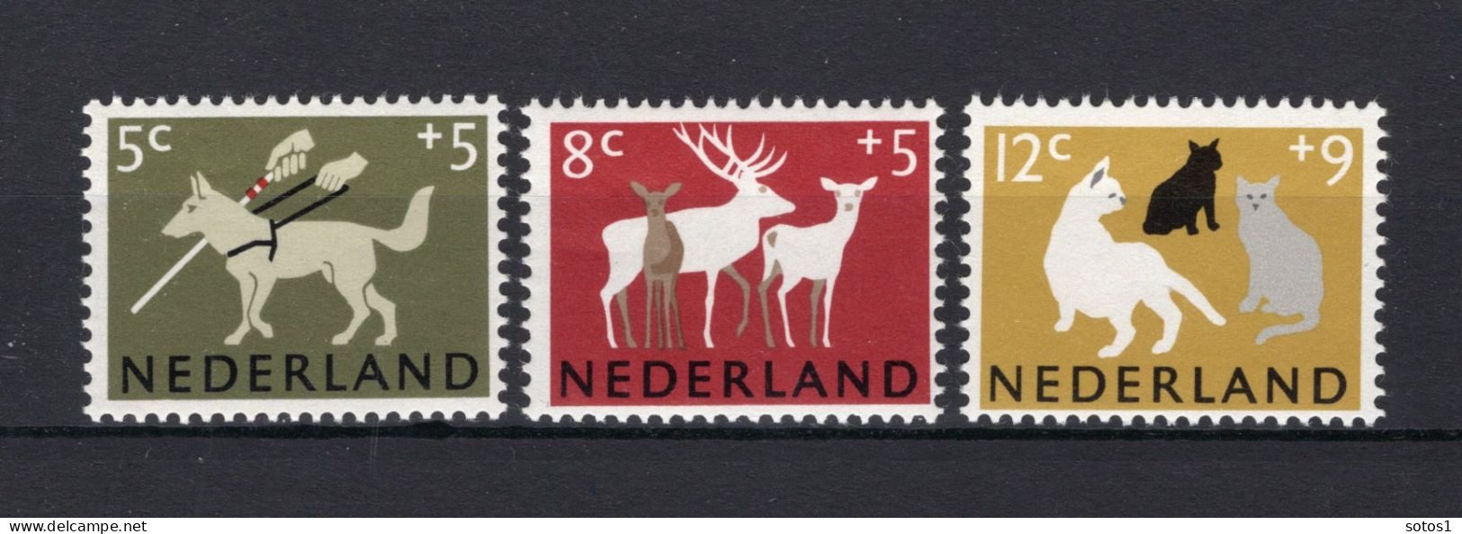 NEDERLAND 812/814 MNH 1964 - Zomerzegels, Dieren - Unused Stamps