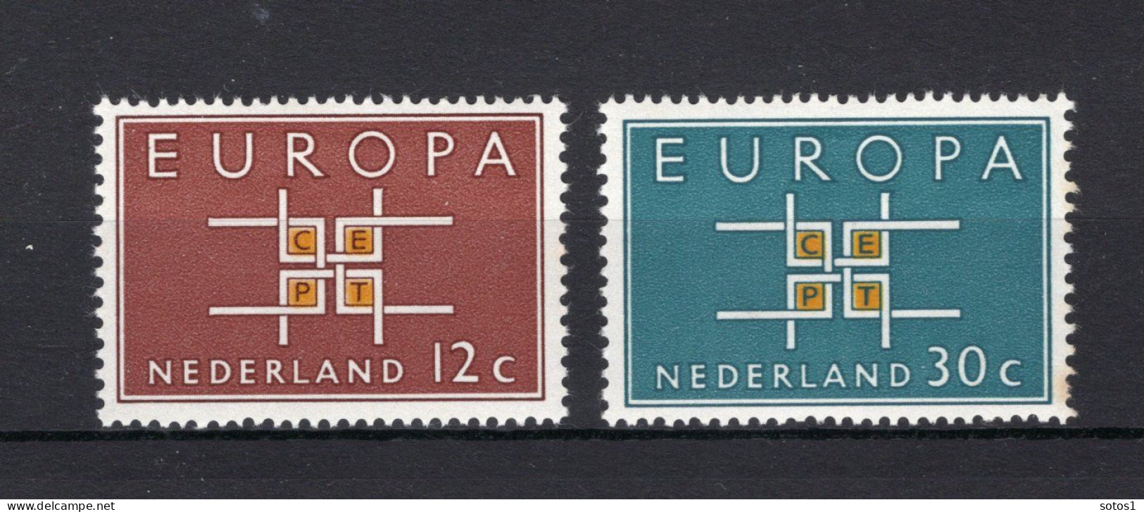 NEDERLAND 800/801 MH 1963 - Europa CEPT - Unused Stamps