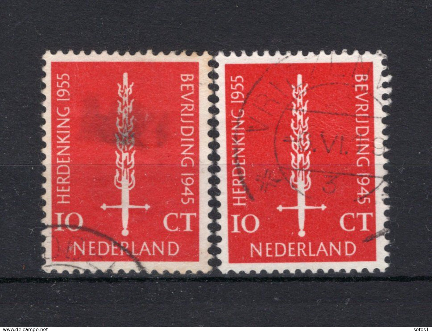 NEDERLAND 660 Gestempeld 1955 - Bevrijdingszegel - Used Stamps