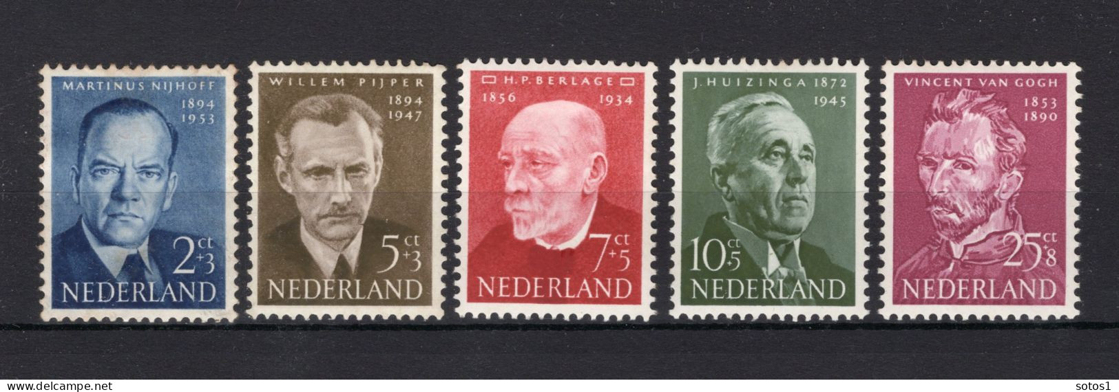 NEDERLAND 641/645 MH 1954 - Zomerzegels - Unused Stamps