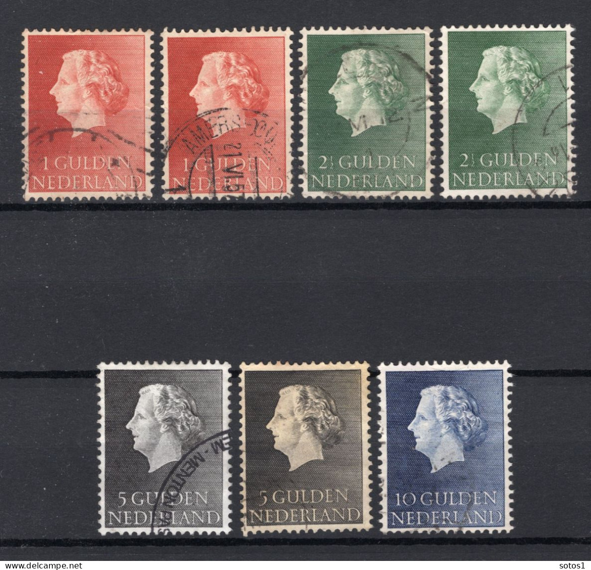 NEDERLAND 637/640 Gestempeld 1954 - Koningin Juliana - Used Stamps