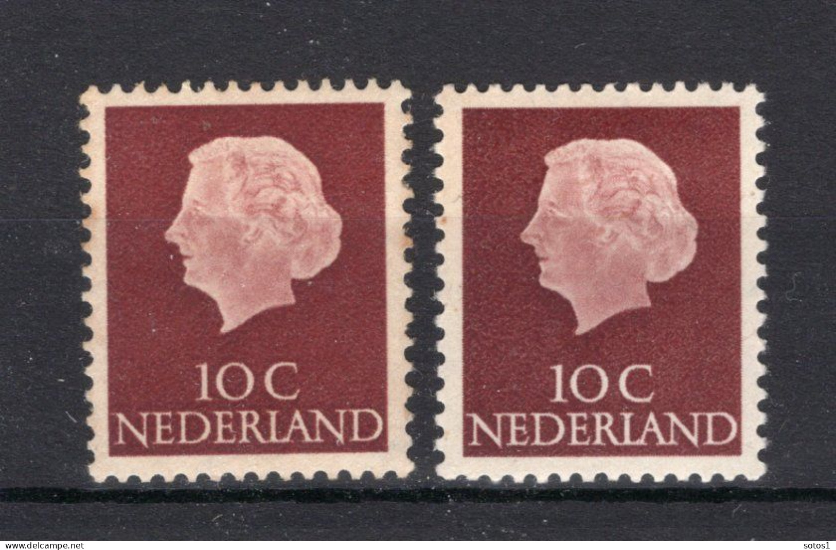 NEDERLAND 617 MH 1953-1967 - Koningin Juliana (2 Stuks) - Neufs