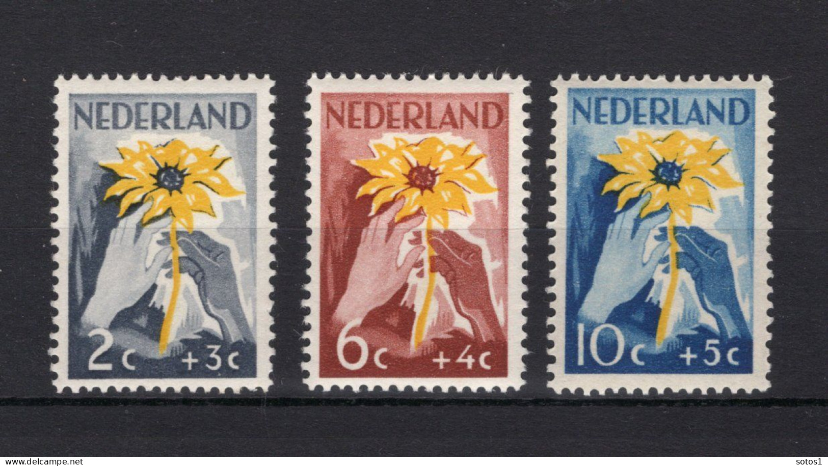 NEDERLAND 538/540 MH 1949 - NIWIN-zegels - Unused Stamps