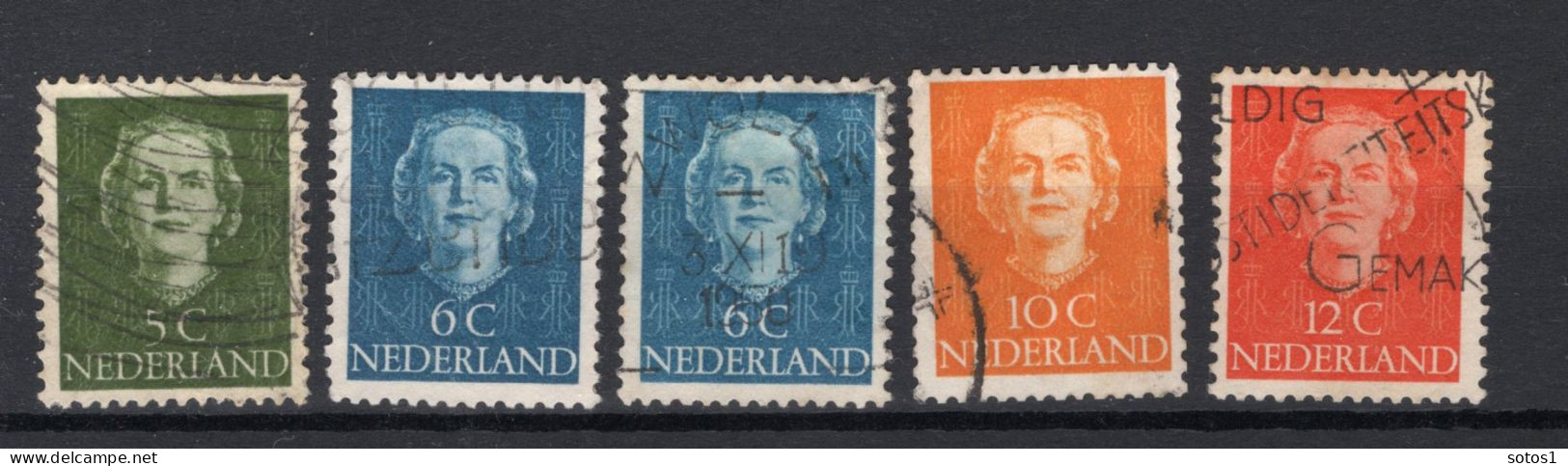 NEDERLAND 518/521 Gestempeld 1949-1951 - Koningin Juliana -3 - Used Stamps