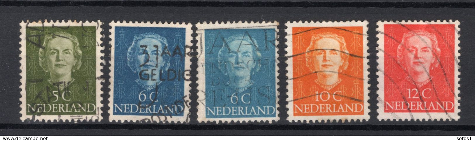 NEDERLAND 518/521 Gestempeld 1949-1951 - Koningin Juliana -4 - Used Stamps