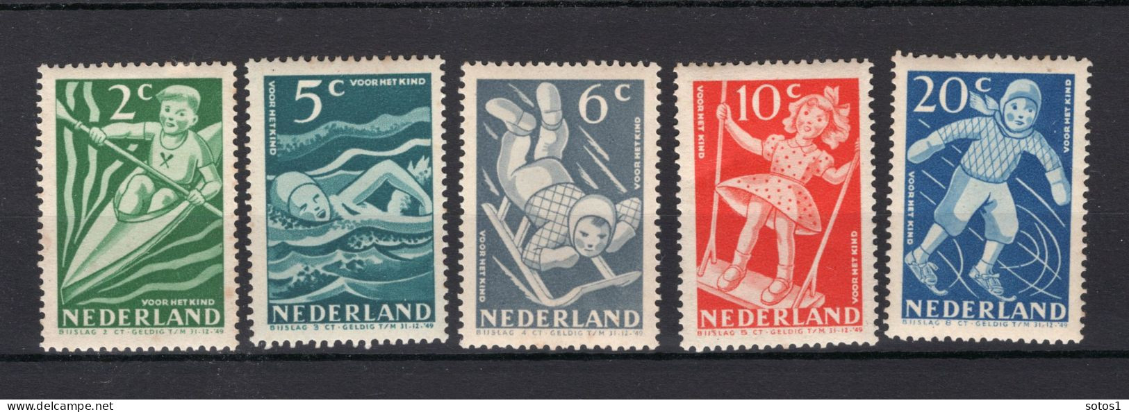 NEDERLAND 508/512 MH 1948 - Kinderzegels -1 - Neufs