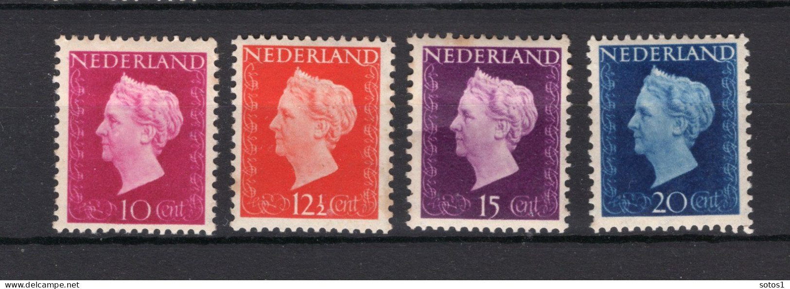 NEDERLAND 478/481 MH 1947-1948 - Koningin Wilhelmina - Unused Stamps