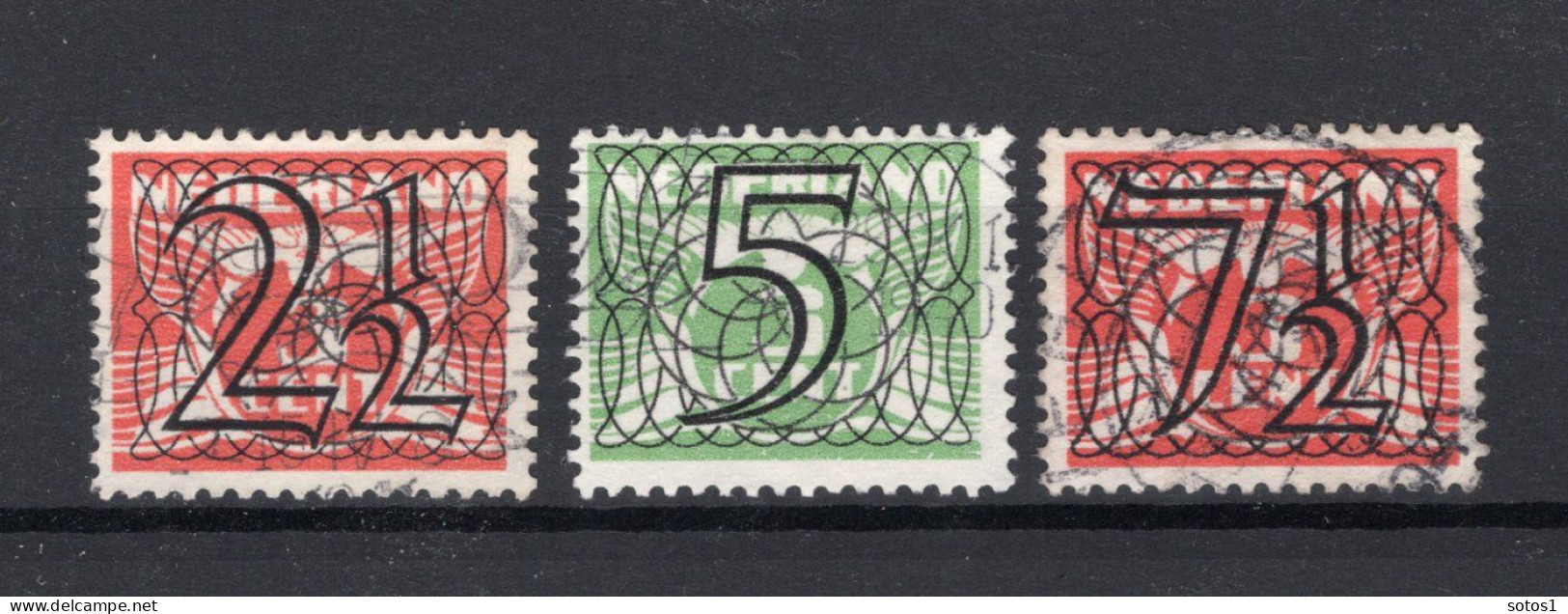 NEDERLAND 356/368 Gestempeld 1940 - Guilloche (Traliezegels) - Used Stamps