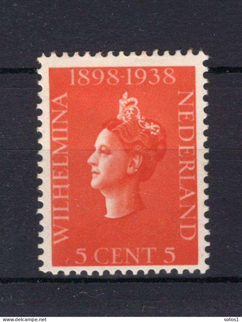 NEDERLAND 311 MH 1938 - 40 Jarig Jubileum Koningin Wilhelmina - Nuevos