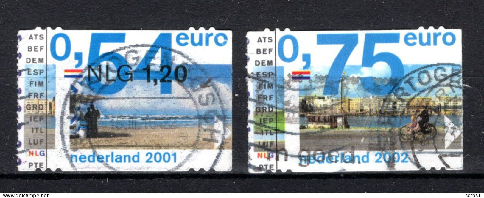 NEDERLAND 2063/2064° Gestempeld 2002 - Eurozegels - Used Stamps