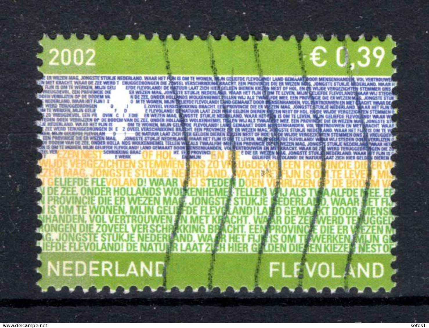 NEDERLAND 2076° Gestempeld 2002 - Provincievlaggen - Used Stamps