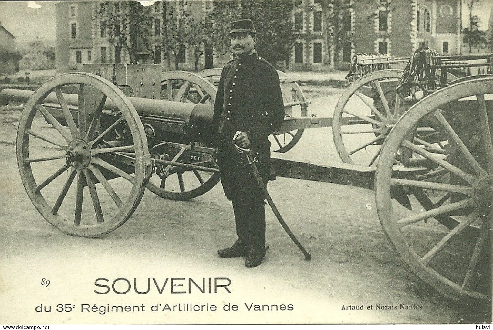 56  SOUVENIR DU 35° REGIMENT D' ARTILLERIE DE VANNES (ref 23994) - Vannes
