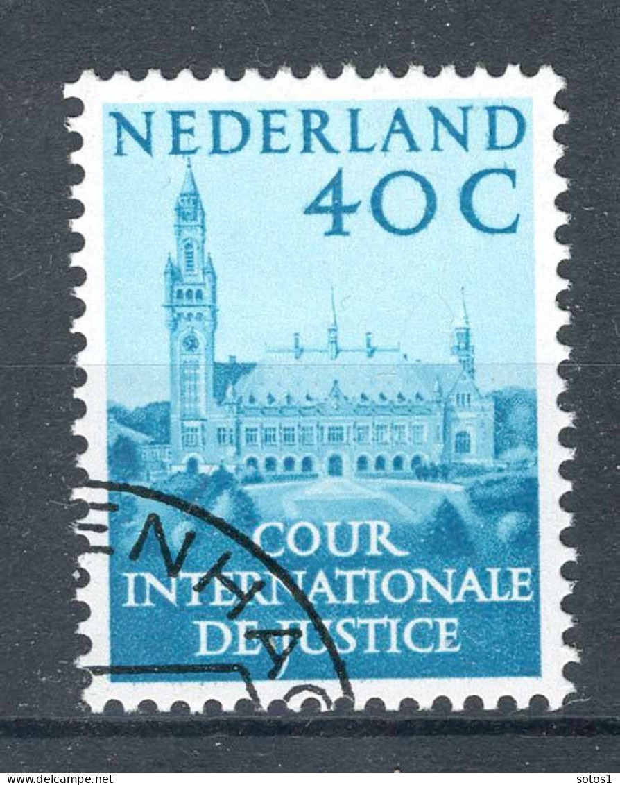 NEDERLAND D41 Gestempeld 1977 - Aanvullingswaarden Vredespaleis - Service