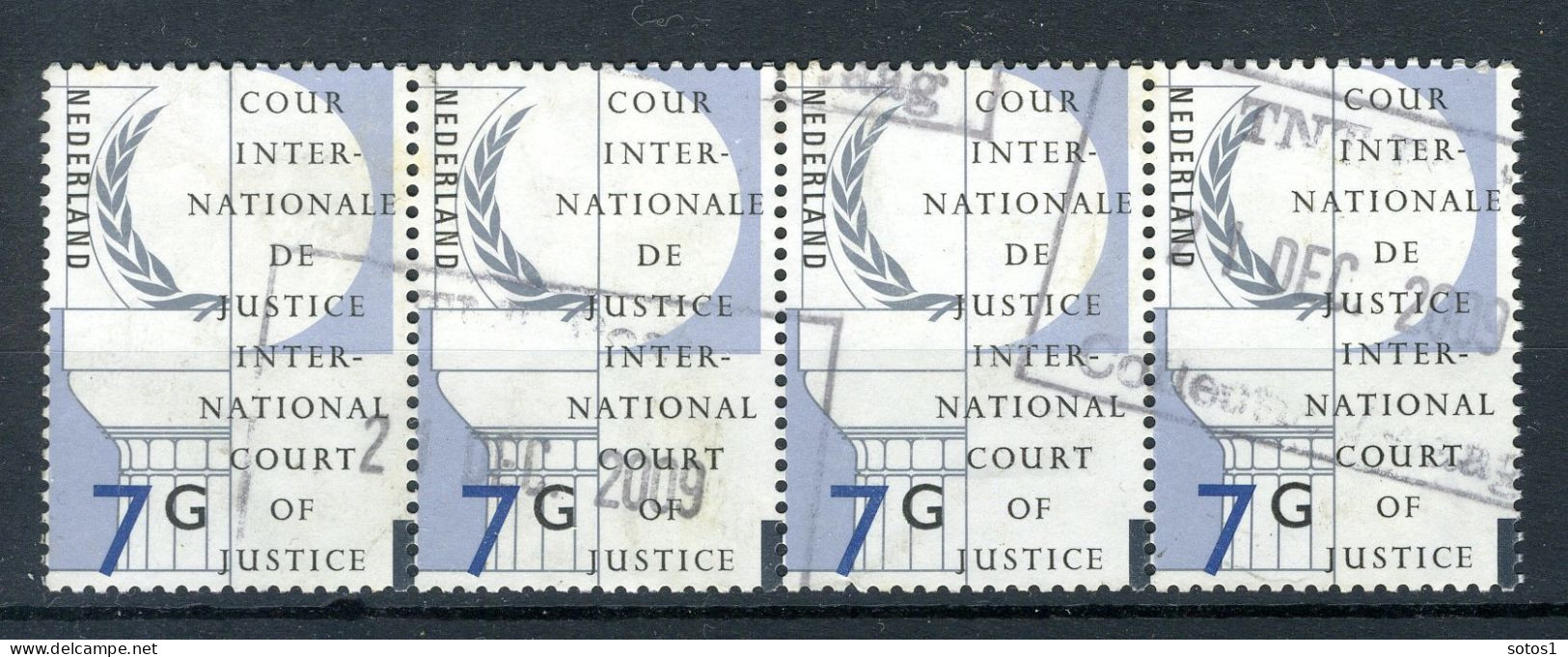 NEDERLAND D58 Gestempeld 1989-1994 (4 Stuks) - Officials
