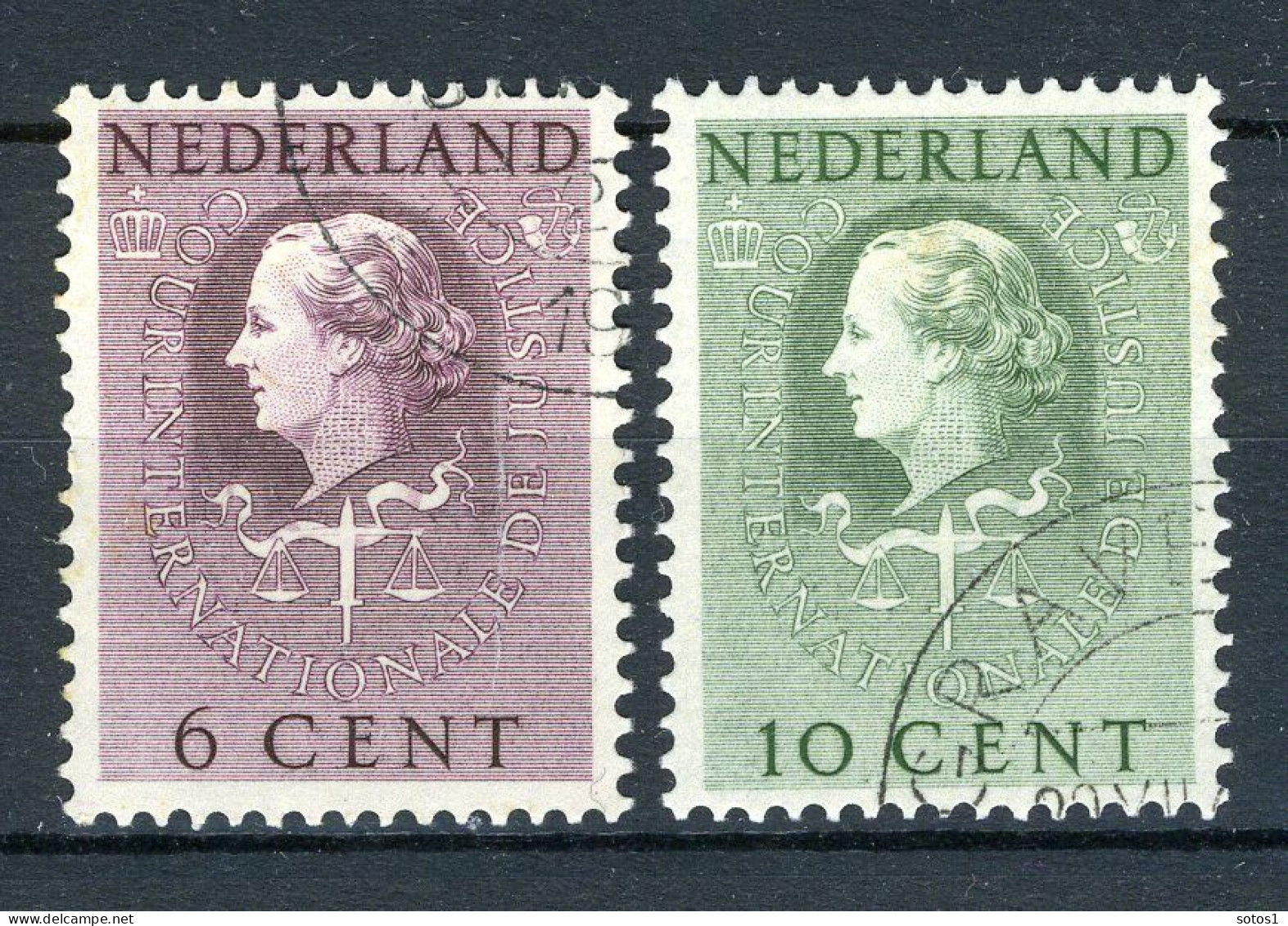 NEDERLAND D33/34 Gestempeld 1951-1958 -1 - Service