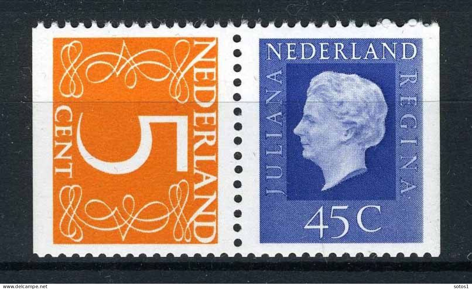 NEDERLAND C97 MNH 1975 - Combinaties Postzegelboekje PB16 -2 - Carnets Et Roulettes