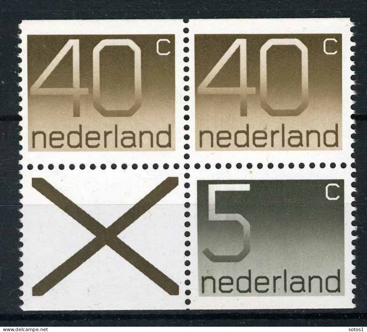 NEDERLAND C148 MNH 1977 - Combinaties Postzegelboekje PB23 - Carnets Et Roulettes