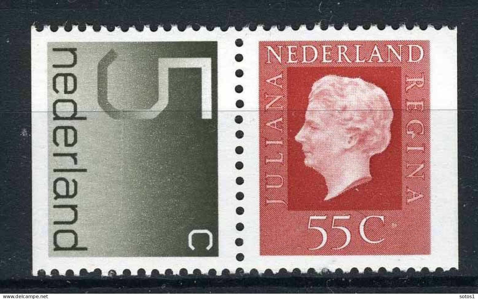 NEDERLAND C123 MNH 1977 - Combinaties Postzegelboekje PB22 -2 - Postzegelboekjes En Roltandingzegels