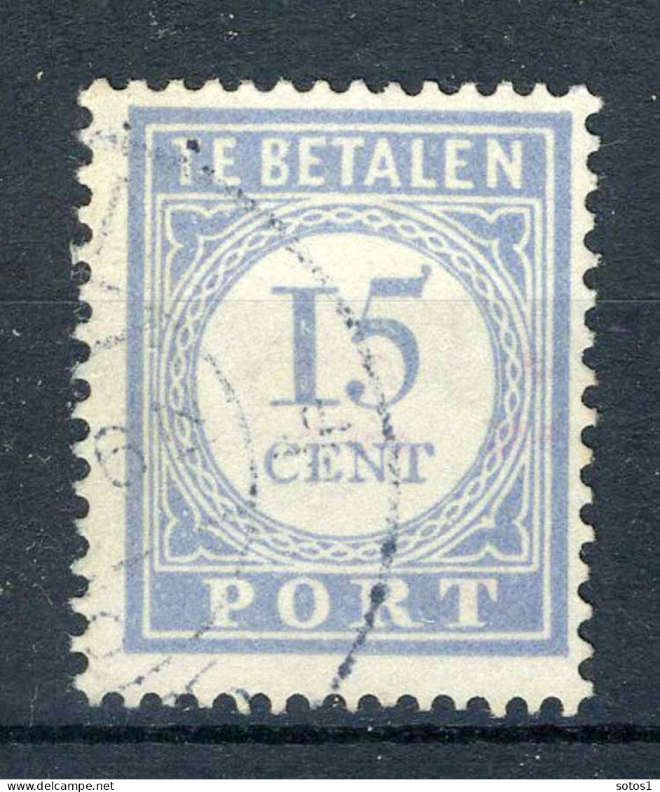 NEDERLAND P57 Gestempeld 1912-1920 - Cijfer En Waarde In Blauw - Postage Due