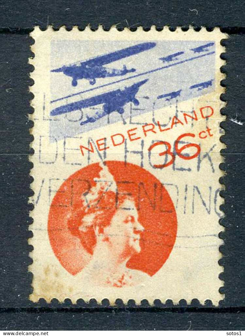 NEDERLAND LP9 Gestempeld 1931 - Luchtpost Koningin Wilhelmina - Airmail