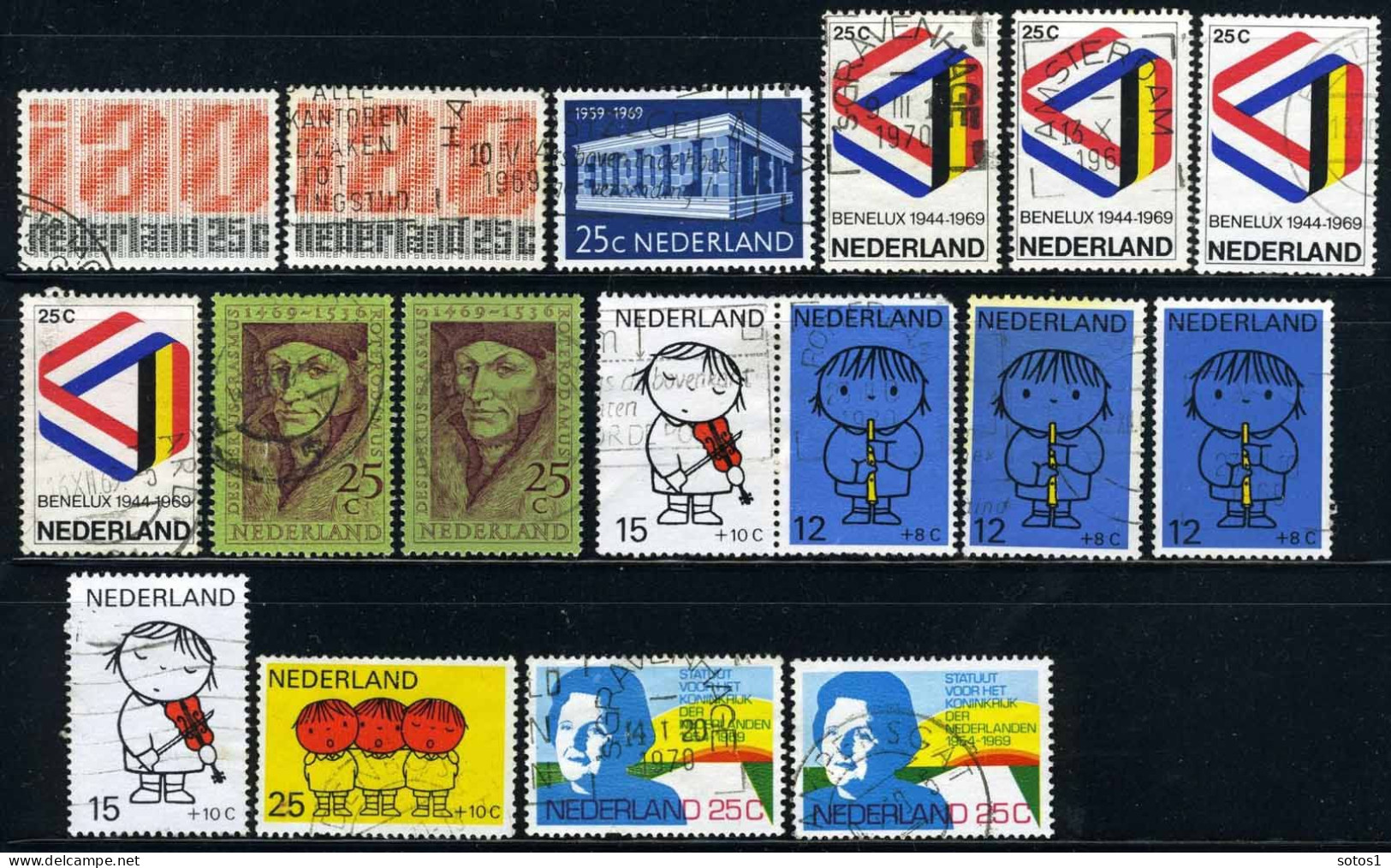 NEDERLAND Jaar 1969 Gestempeld (918-938) -3 - Used Stamps