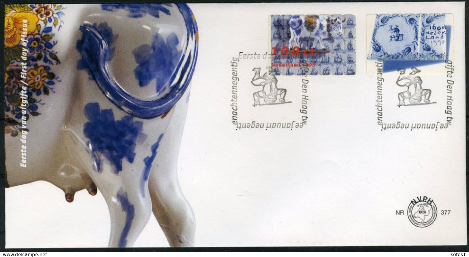 NEDERLAND E377 FDC 1998 - Priority - FDC