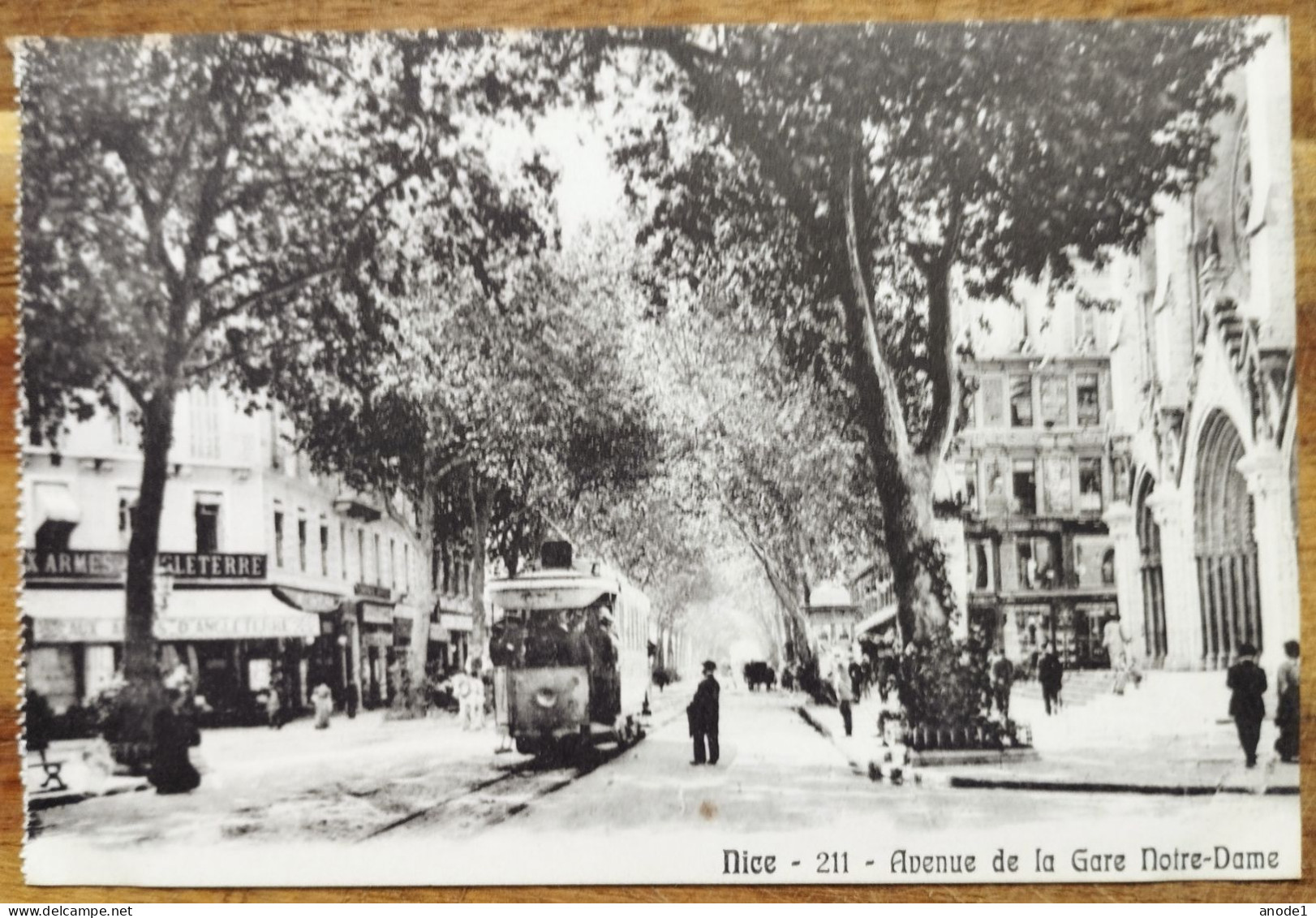 NICE 211 Avenue De La Gare Notre-Dame (restaurant Aux Armes D'Angleterre) - Cafés, Hôtels, Restaurants