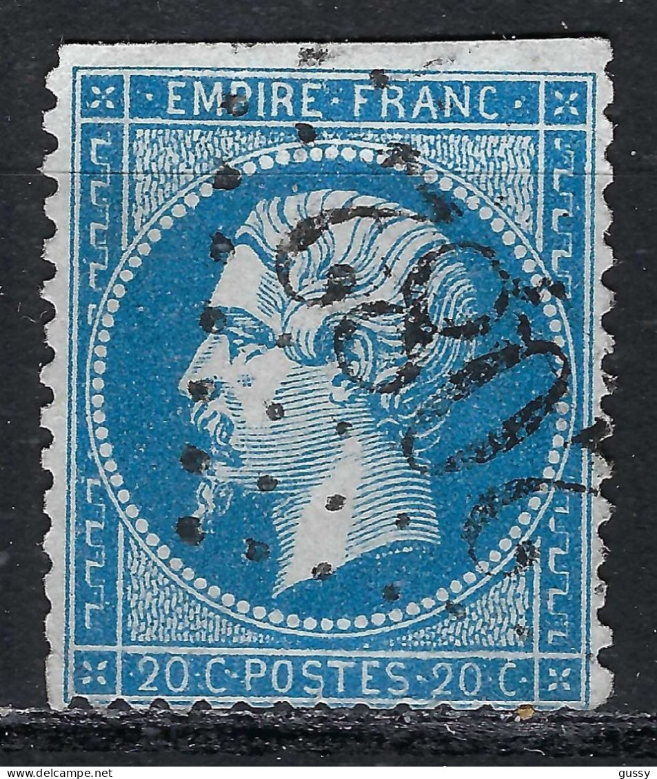 FRANCE Classique, B Obl. GC Des Villes Sur TP Isolés: GC 2082 (Lons-le-Saunier,2) Sur Y&T 22 Déf. - 1862 Napoléon III