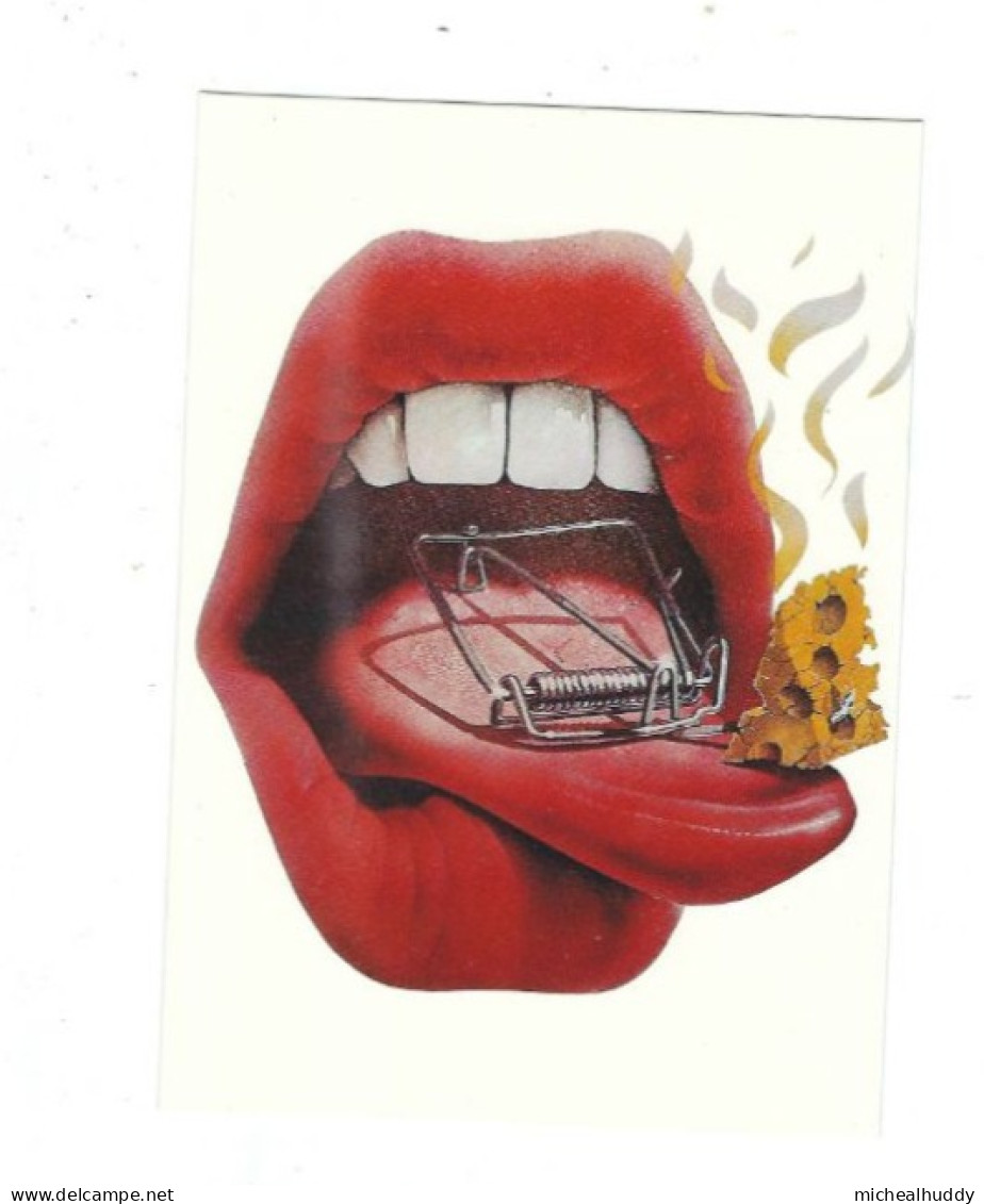 PUBL BY EDITIONS NUGERON  ILLUSTRATEURS SERIES MOUTH TRAP  BY PHILP CASTLE CARD NO H  250 - Contemporain (à Partir De 1950)