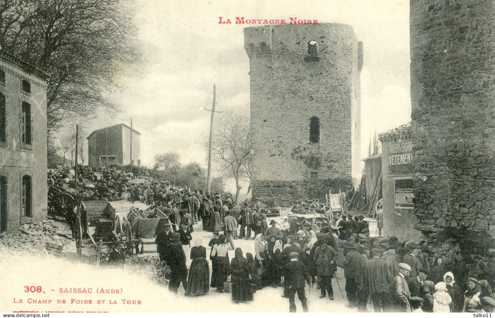 11 - Montagne Noire - Saissac - Le Champ De Foire Et La Tour - Autres & Non Classés