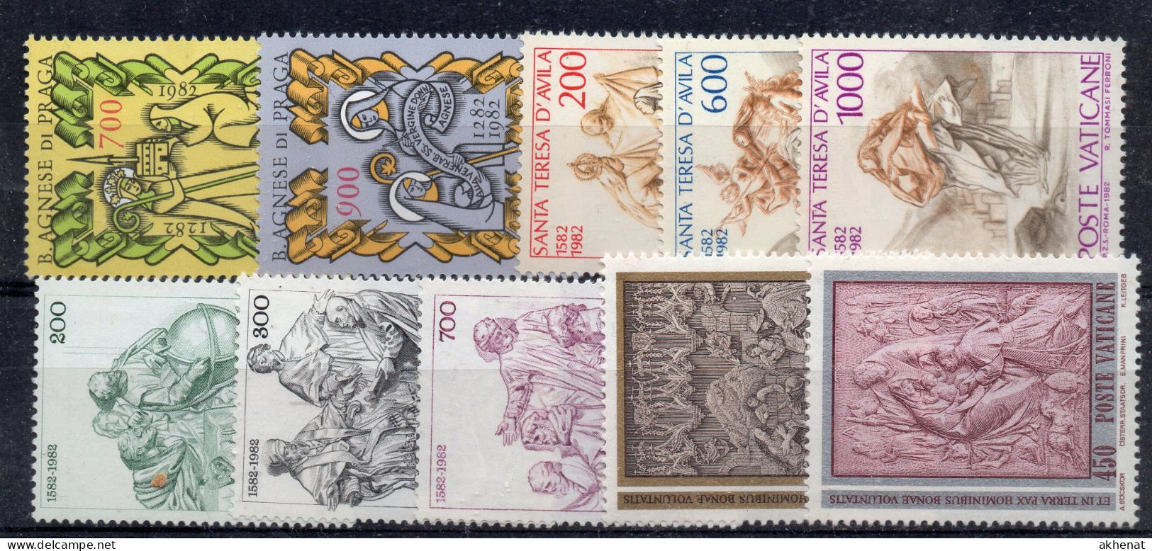 EDY1008 - VATICANO 1982 , Quattro Serie Con Gomma Integra *** - Unused Stamps