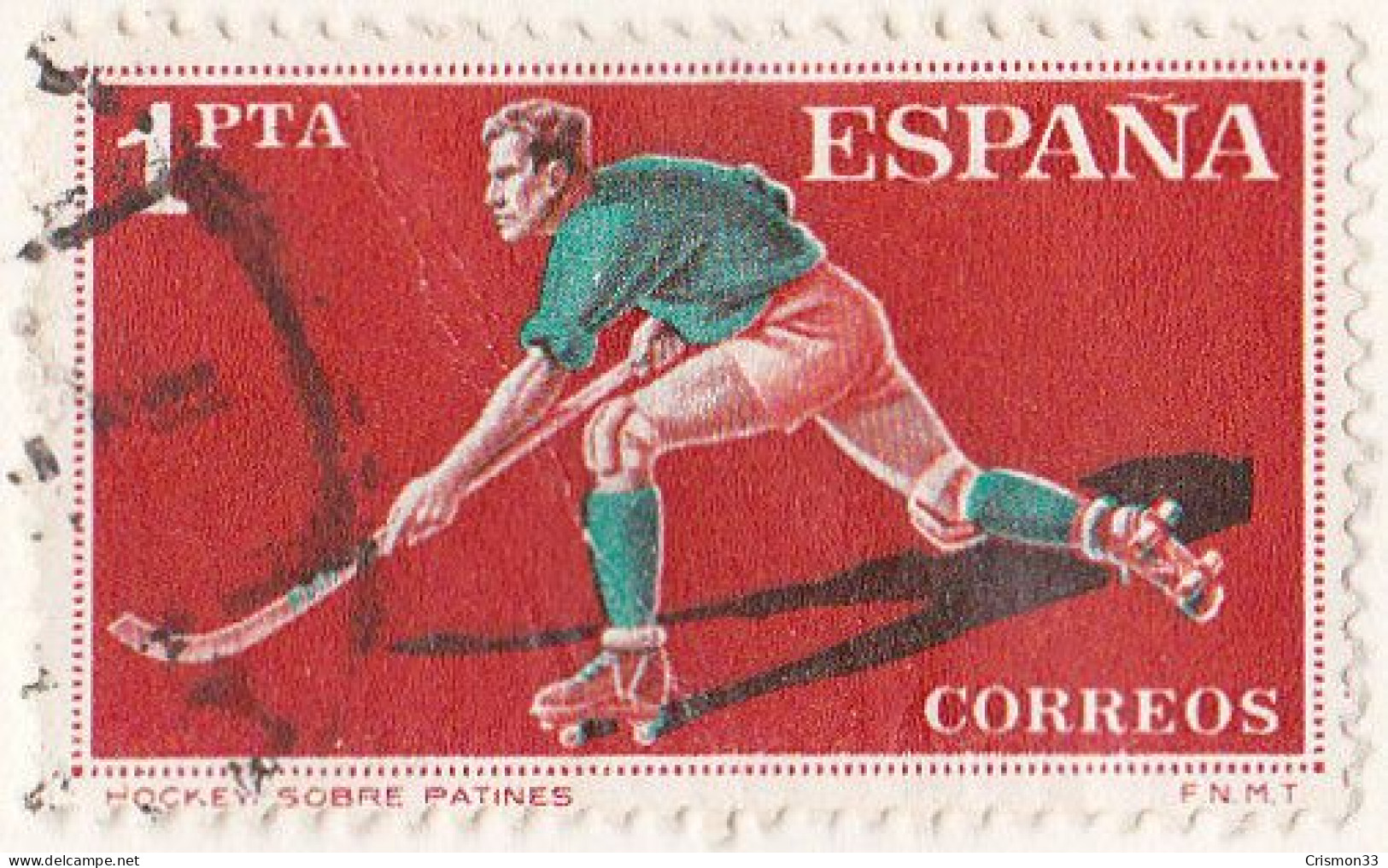 1960 - ESPAÑA - DEPORTES - HOCKEY SOBRE PATINES - EDIFIL 1310 - Used Stamps