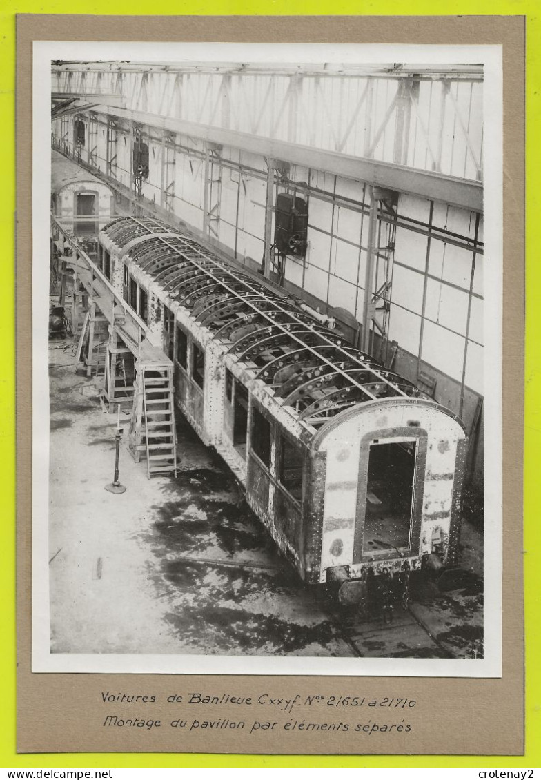 PHOTO ORIGINALE TRAINS Voiture De Banlieue - Trains