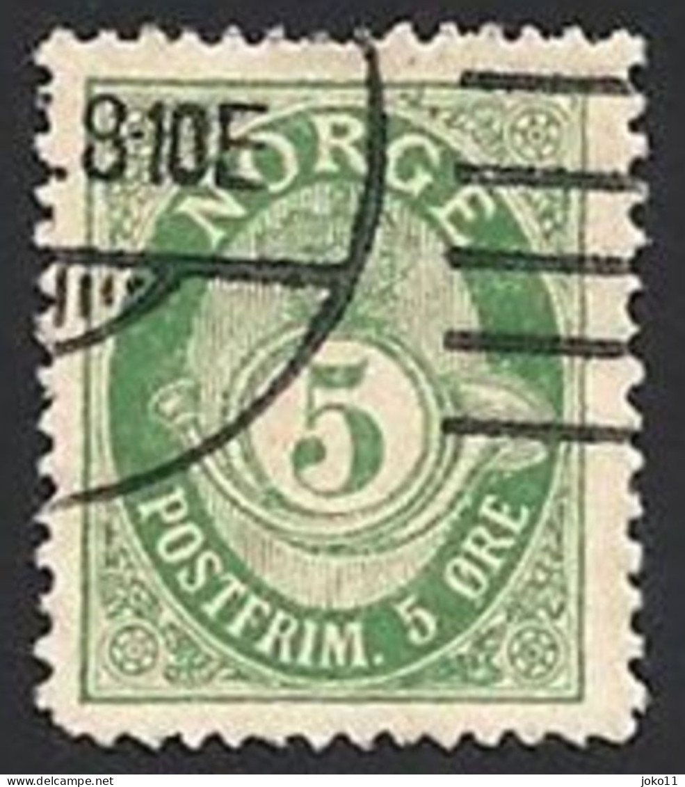 Norwegen, 1893, Mi.-Nr. 55A, Gestempelt - Used Stamps