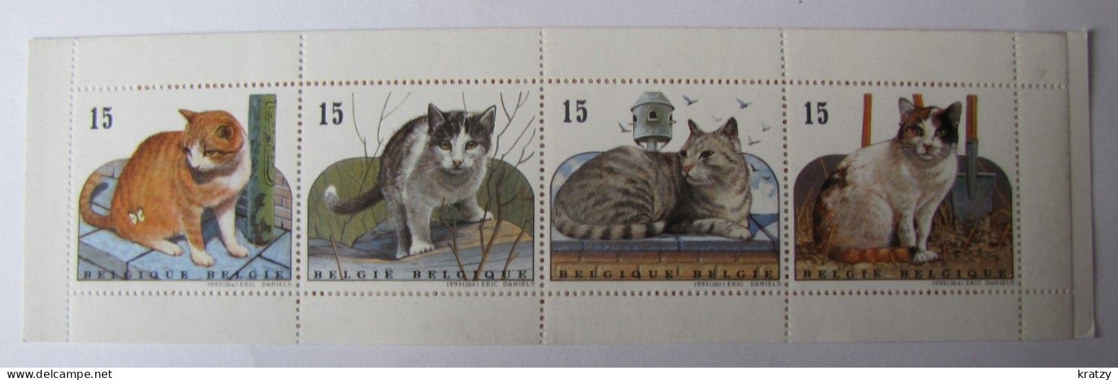 BELGIQUE - Feuillet - Chats - 1993 - Unused Stamps
