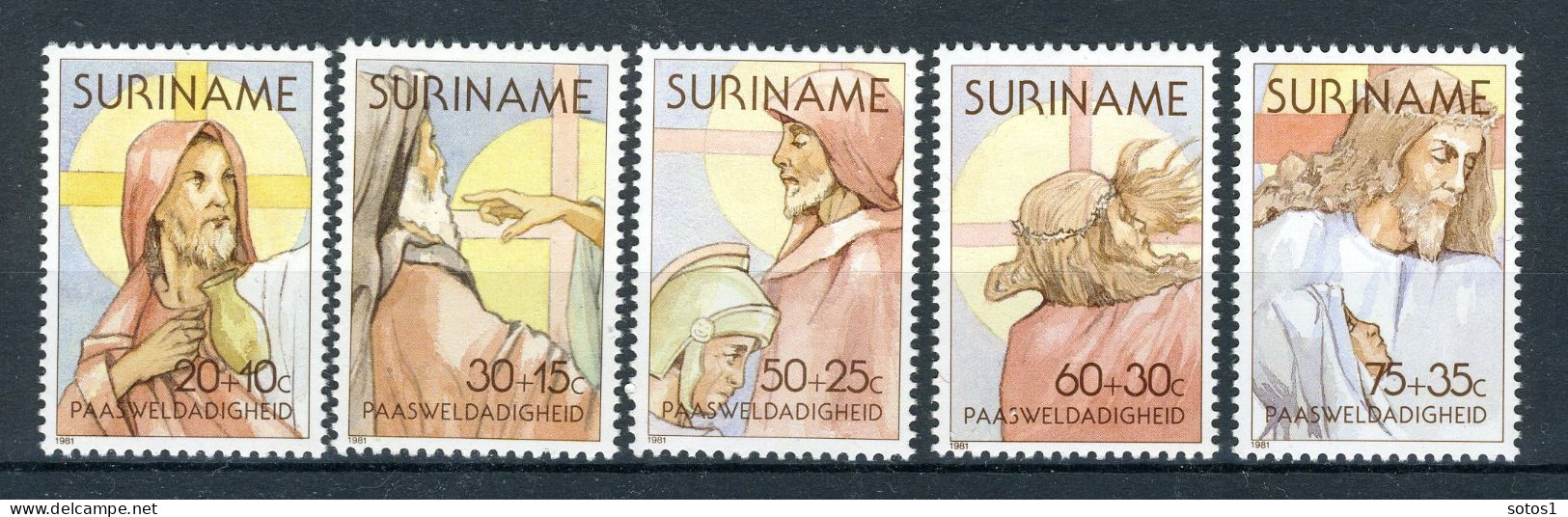 SURINAME 938/942 MNH 1981 - Pasen. - Suriname