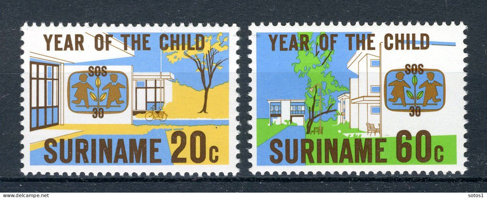 SURINAME 880/881 MNH 1979 - Int. Jaar Van Het Kind. - Surinam