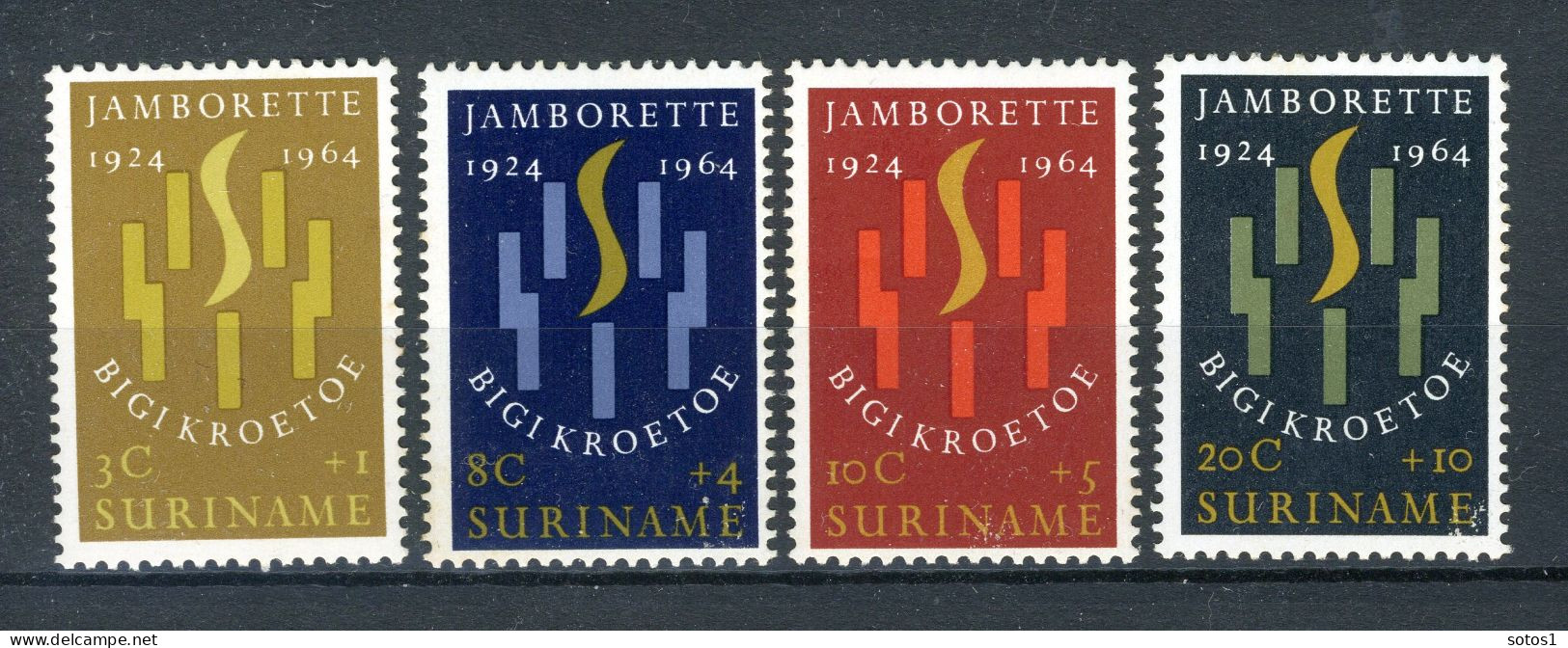 SURINAME 410/413 MNH 1964 - Jamborette. - Surinam ... - 1975