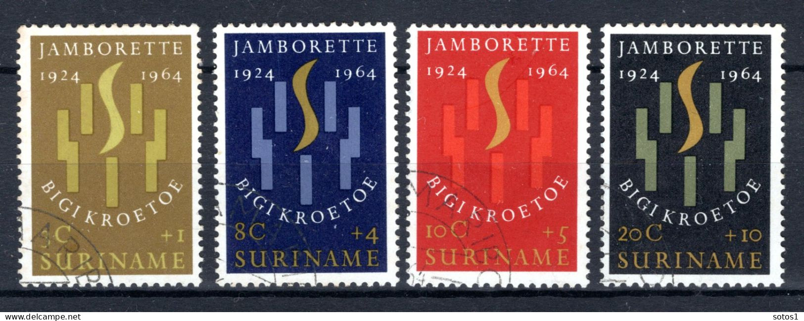 SURINAME 410/413° Gestempeld 1964 - Jamborette. - Suriname ... - 1975