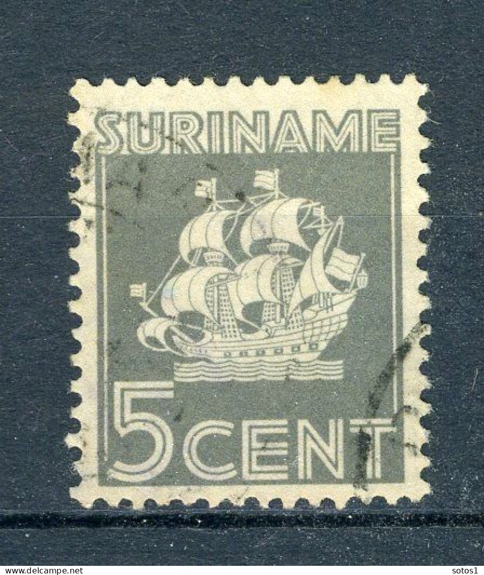 SURINAME 164 Gestempeld 1936 - Scheepje. - Suriname ... - 1975