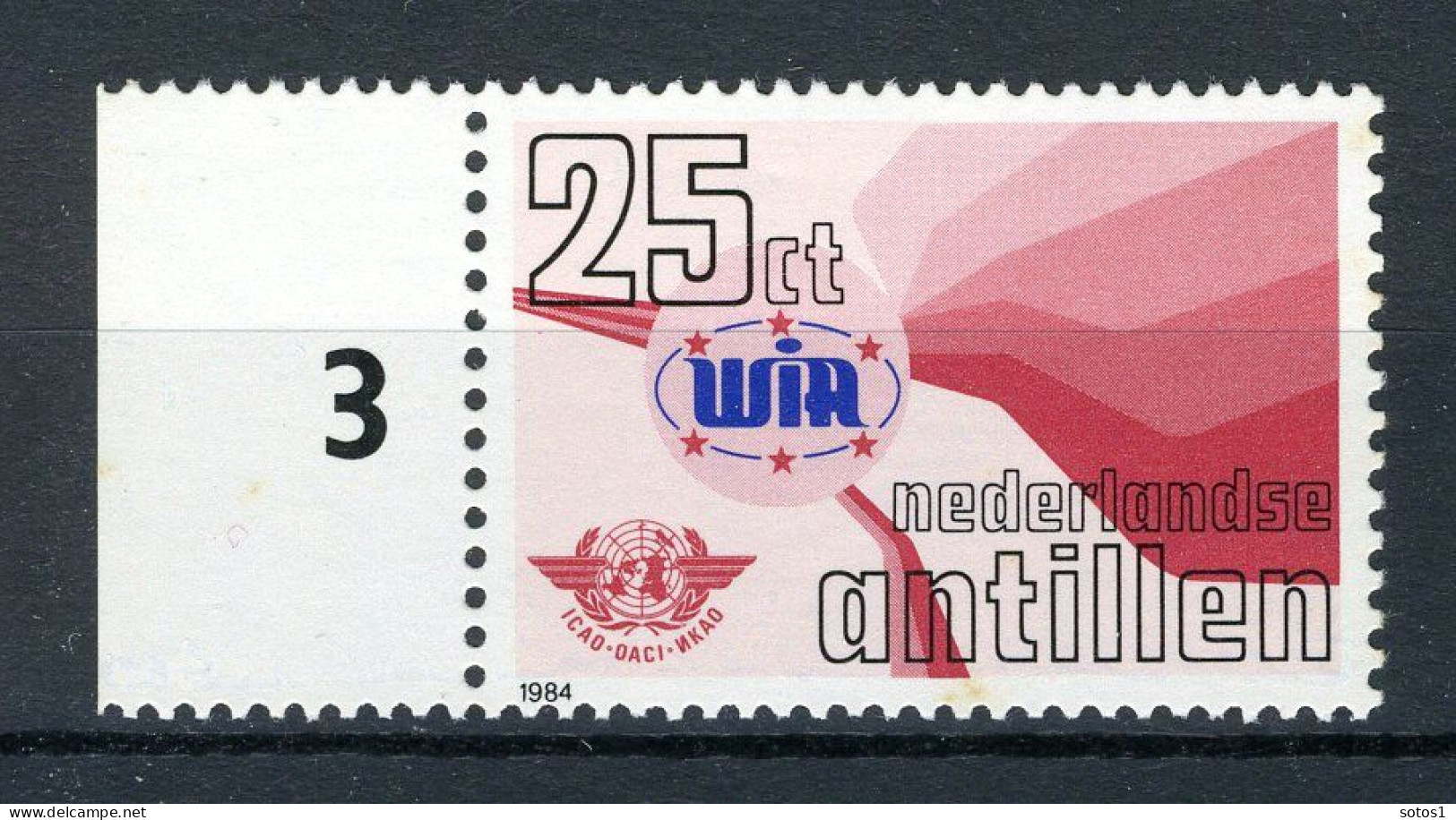 NL. ANTILLEN 767 MNH 1984 - 40 Jaar I.C.A.O. - Curaçao, Antilles Neérlandaises, Aruba