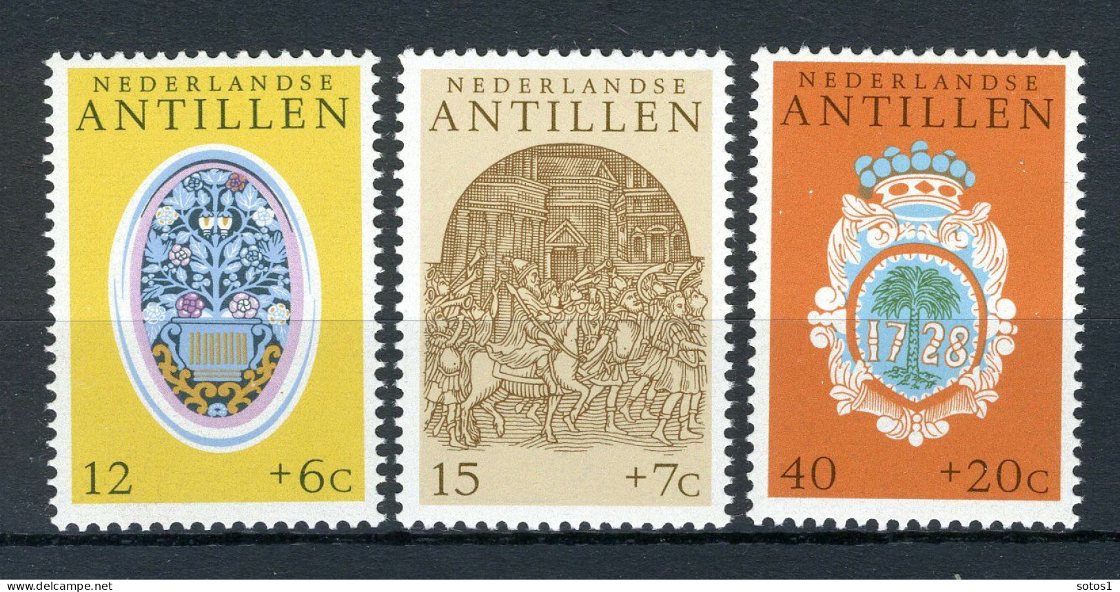 NL. ANTILLEN 503/505 MNH 1975 - Cultuur. - Curaçao, Antilles Neérlandaises, Aruba