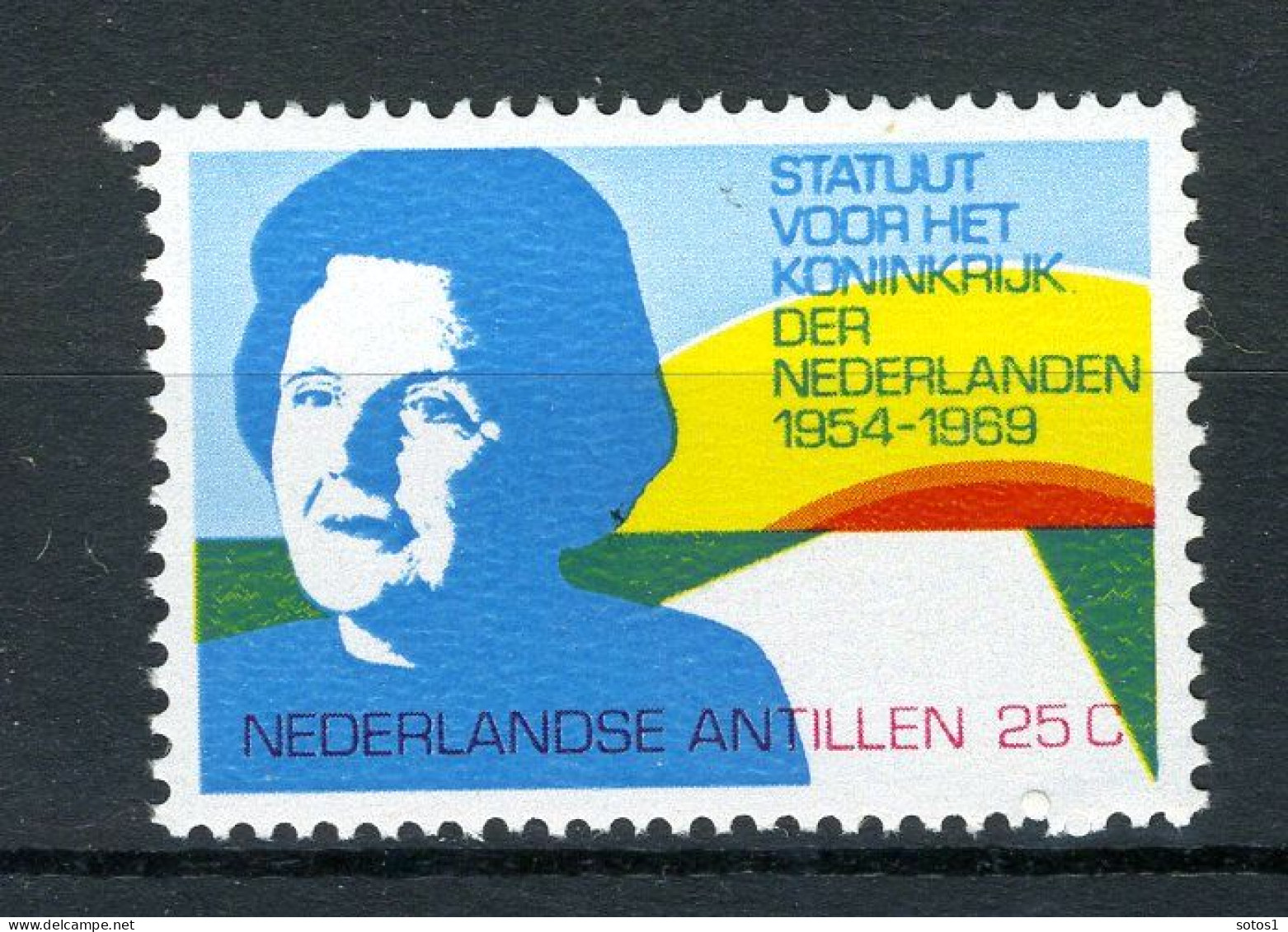 NL. ANTILLEN 420 MNH 1969 - 15 Jaar Statuut Voor Het Koninkrijk. - Curaçao, Antilles Neérlandaises, Aruba