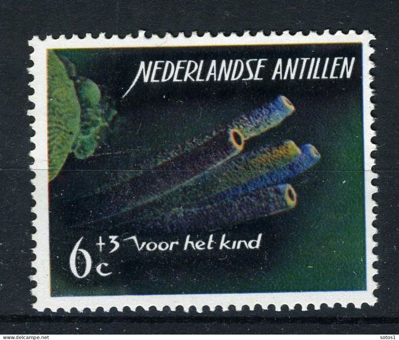 NL. ANTILLEN 364 MNH 1965 - Kinderzegels, Onderwaterleven. - Curacao, Netherlands Antilles, Aruba
